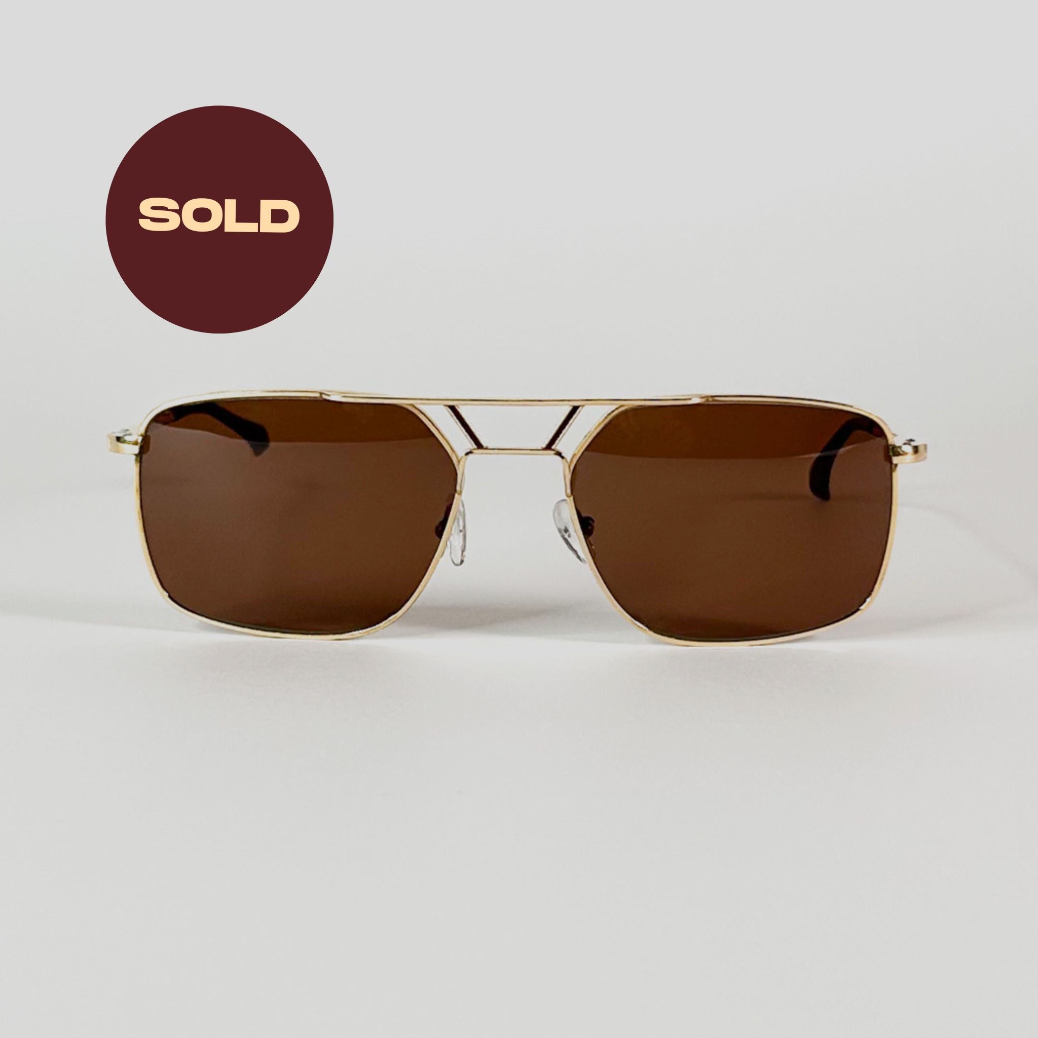 Lunettes Sans Monture Vintage Italien Design 4208 Bronze - NOS, Allemagne, Unisexe