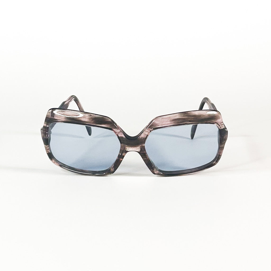 Lunettes vintage Essel 78.58 vues de face – monture oversize papillon
