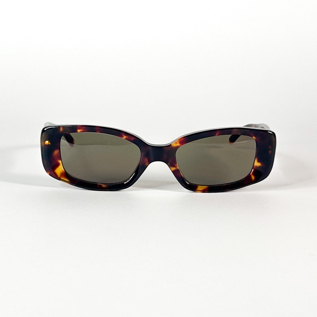 Vue latérale lunettes Gucci GG 2409 vintage écaille