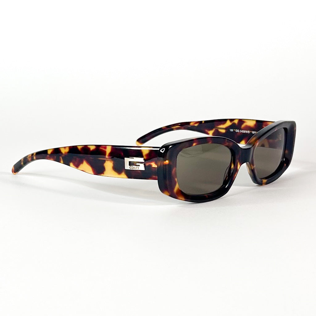 Gucci GG 2409 Vintage Tortoiseshell Glasses – 90s Italian Frame