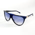 Monture lunettes vintage bleu modèle T.m, vue de face