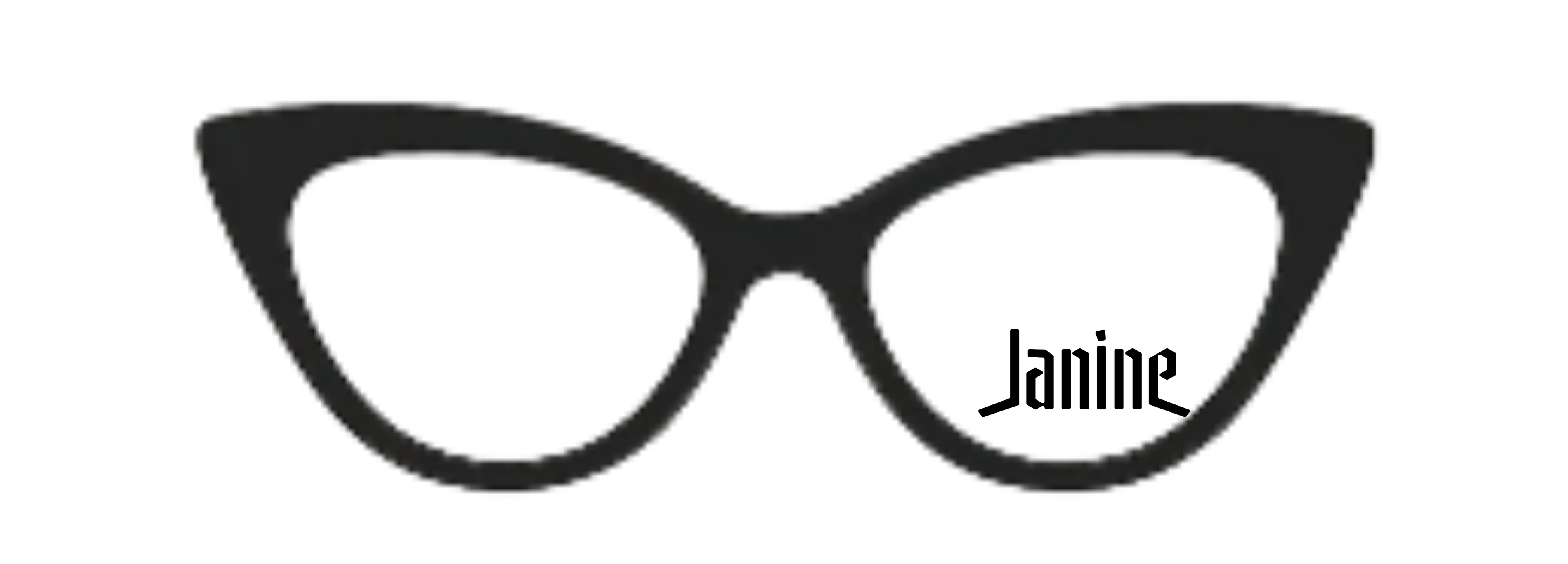 Vintage cat-eye glasses