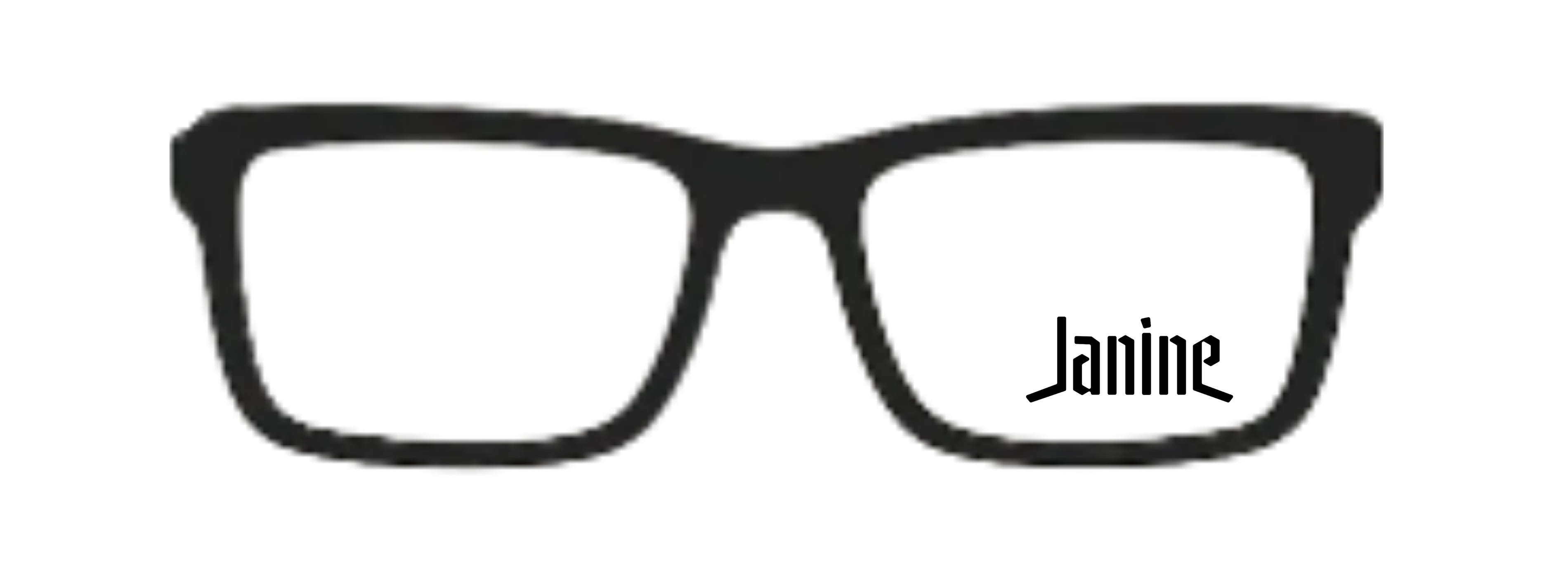 Vintage rectangular glasses
