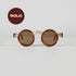 Vue-de-face-forme-ronde-verres-teintes-marron-clair