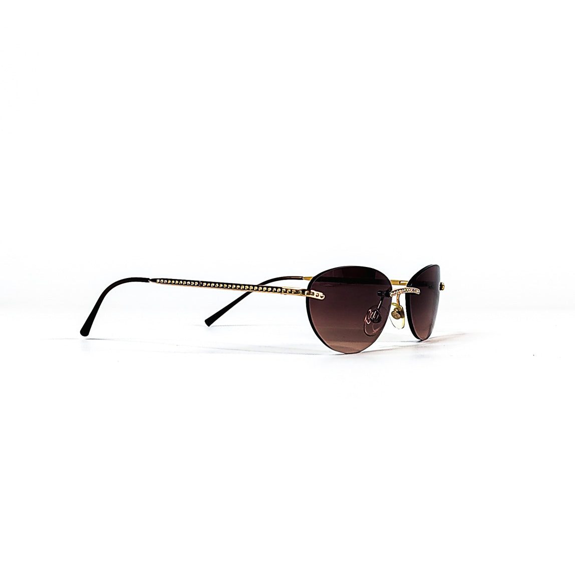 lunettes vintage chanel 2054-B C125 – profil latéral