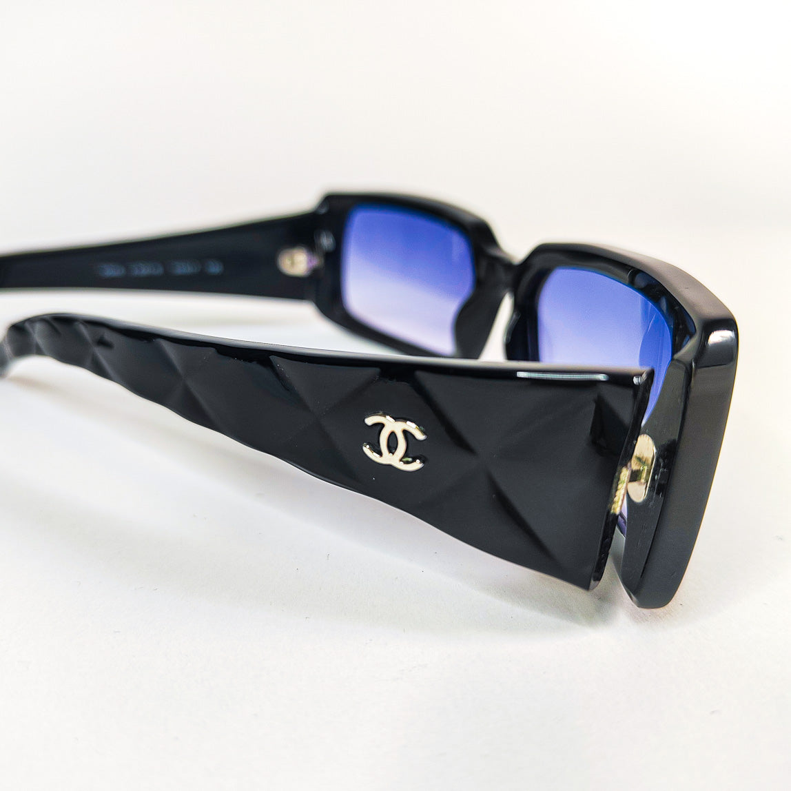 lunettes vintage chanel 5046 C501/9 rectangulaires – logo CC argenté