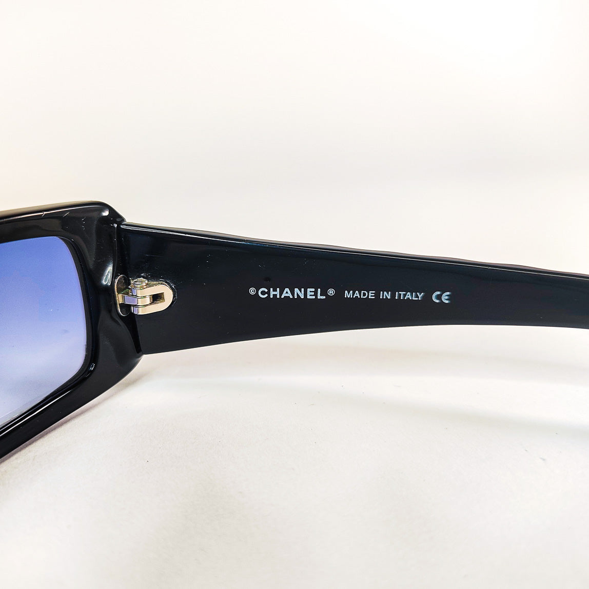 lunettes vintage chanel 5046 C501/9 rectangulaires noires – marquage intérieur Chanel
