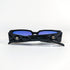 lunettes vintage chanel 5046 C501/9 rectangulaires noires matelassé – face arrière