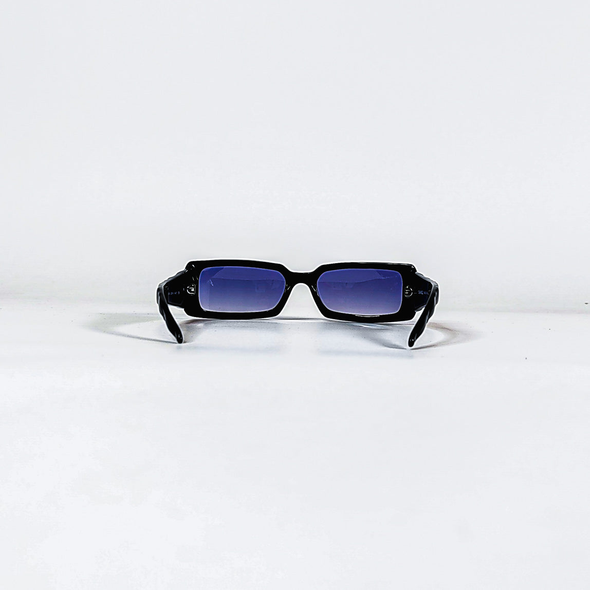 lunettes vintage chanel 5046 C501/9 noir rectangulaire – vue arrière