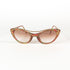 Lunettes Christian Lacroix vintage vue de face, forme œil-de-chat