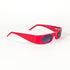 Profil des lunettes Zorro by MIX 9163 DR avec branches larges rouges