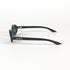 Vue latérale droite des lunettes avec logo Mugler apparent
