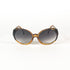 lunettes vintage Dior écaille or vue de face