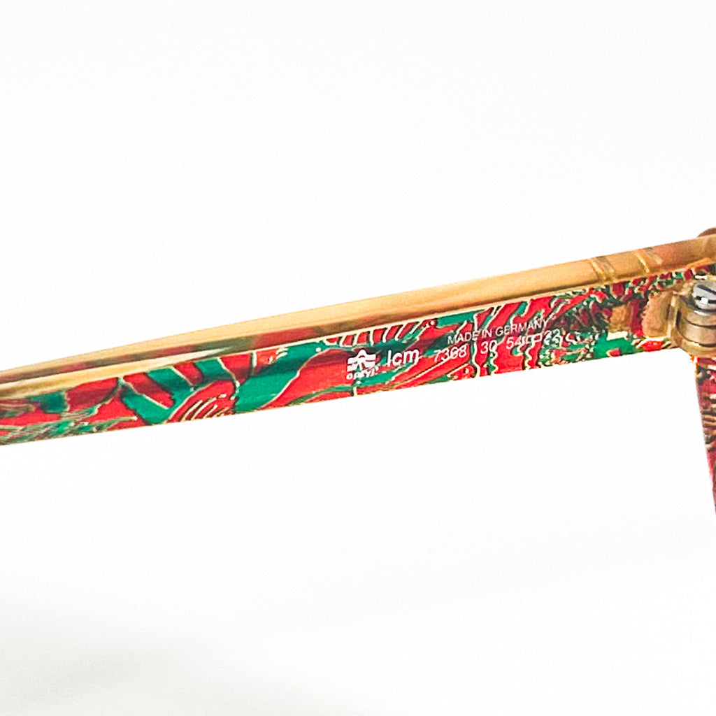 Lunettes Christian Lacroix vintage vues de dos