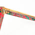 Vue latérale des lunettes Christian Lacroix, branches décorées