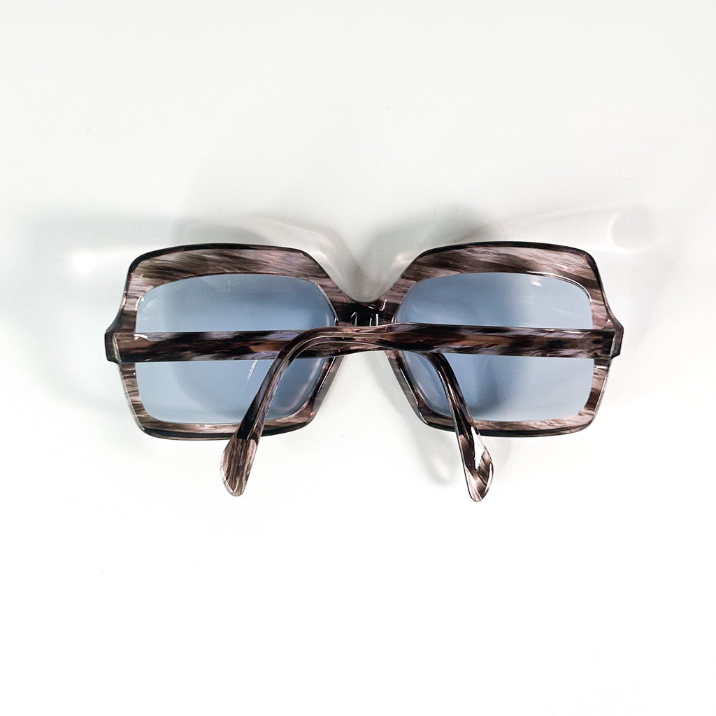 Vue arrière des lunettes Essel – branches croisées