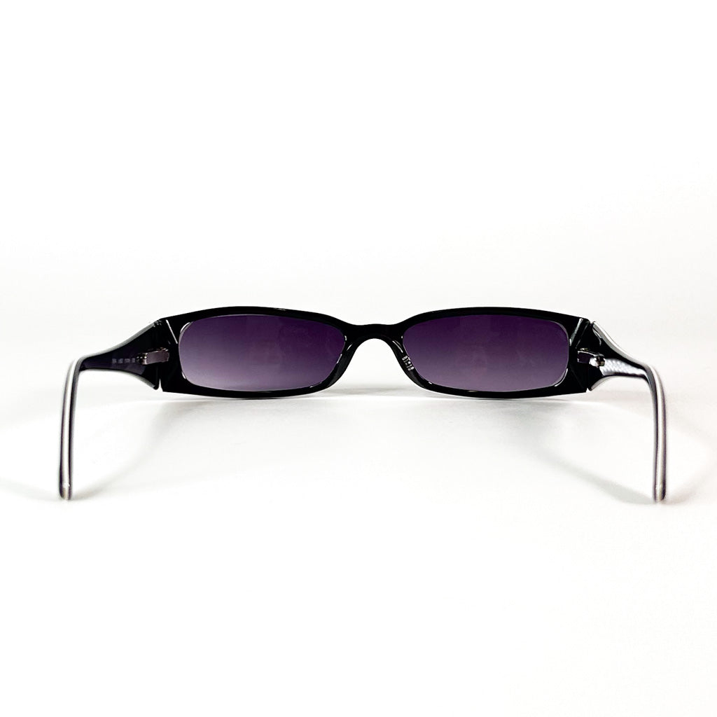 Vue arrière des lunettes Chanel 3094 c.860 avec branches courbées et verres rectangulaires