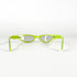 Vue de face des lunettes LOLA 616 Jean Lafont entièrement vert fluo