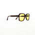 lunettes vintage acétate brun vue latérale