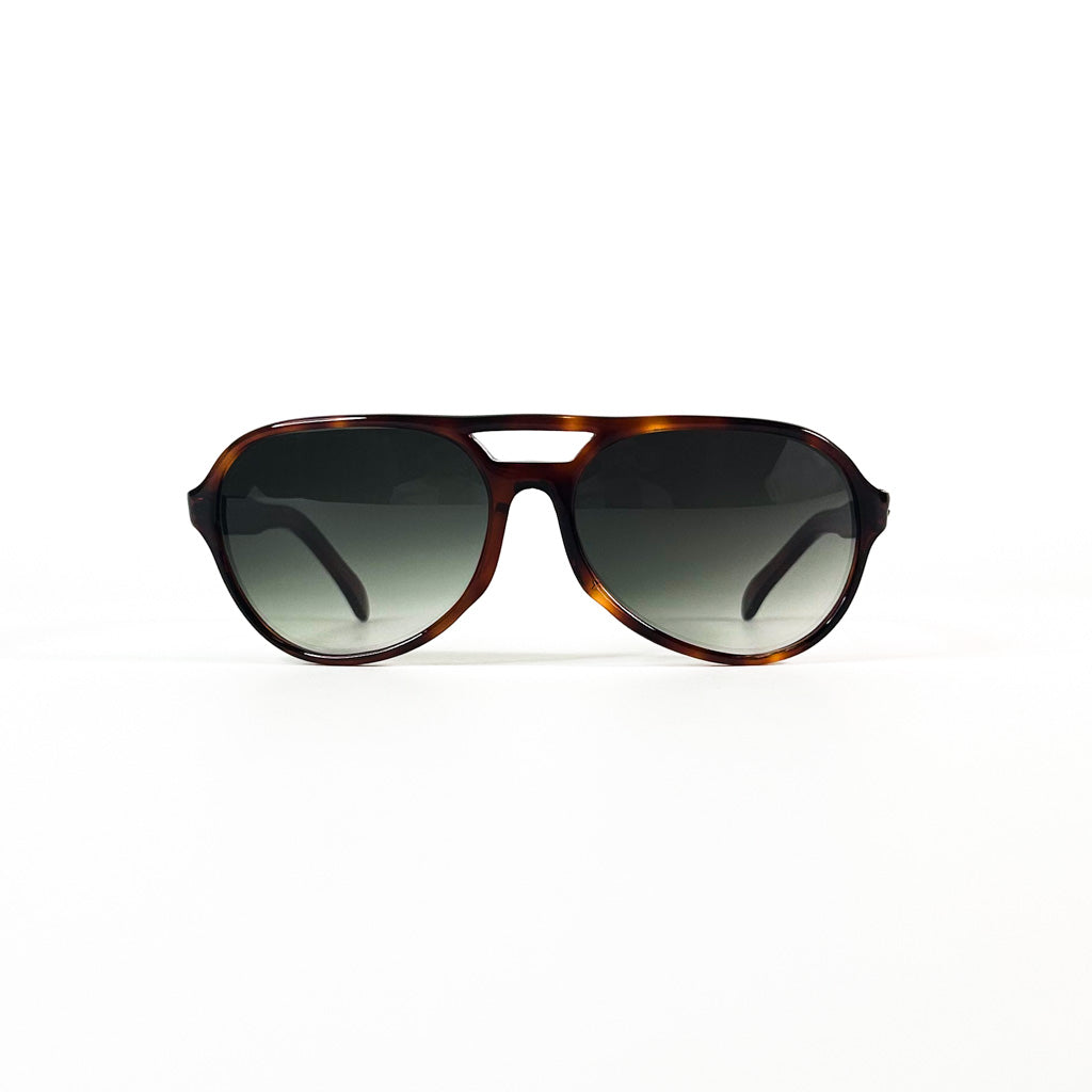 Lunette aviateur écaille de tortue vintage années 60-70