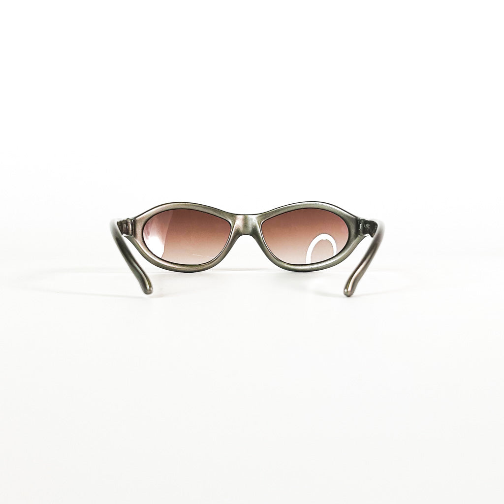 Lunettes Vuarnet modèle 038 vues de face - forme galbée années 90