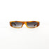 lunettes vintage rectangulaires écaille ambre face avant