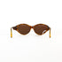 Vue frontale des lunettes Dior 2766, monture écaille avec verres bruns