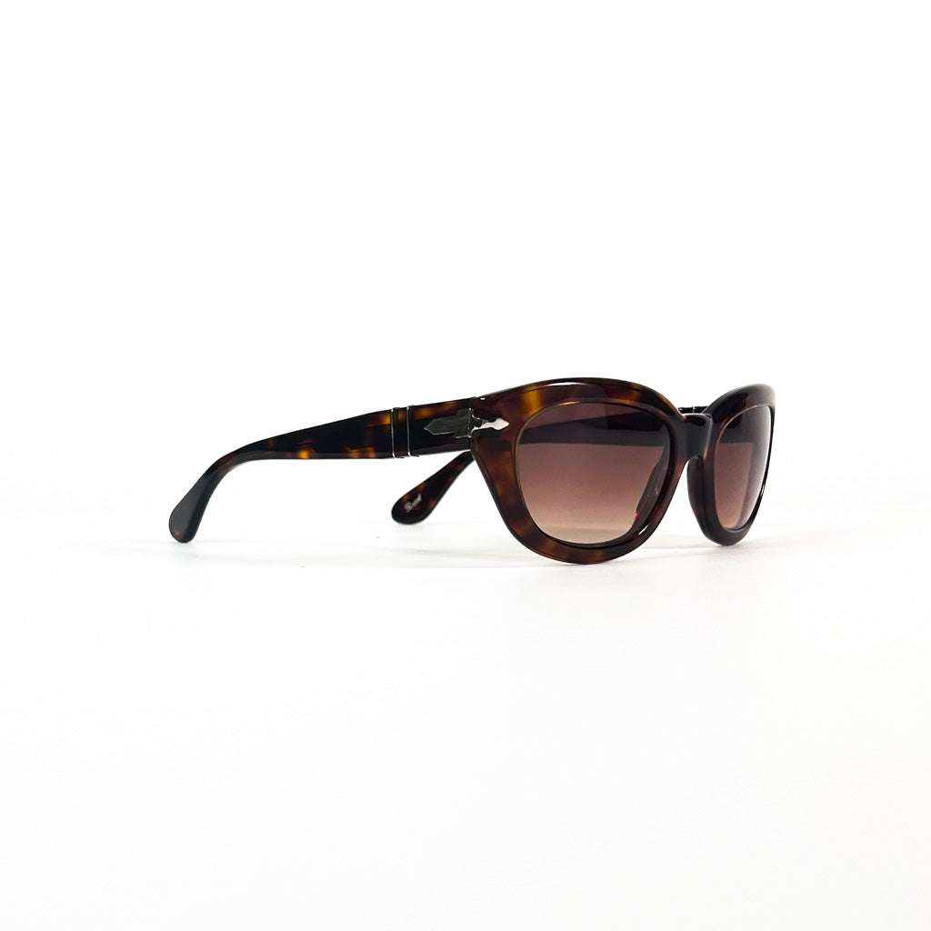 Monture écaille Persol vintage vue trois-quarts