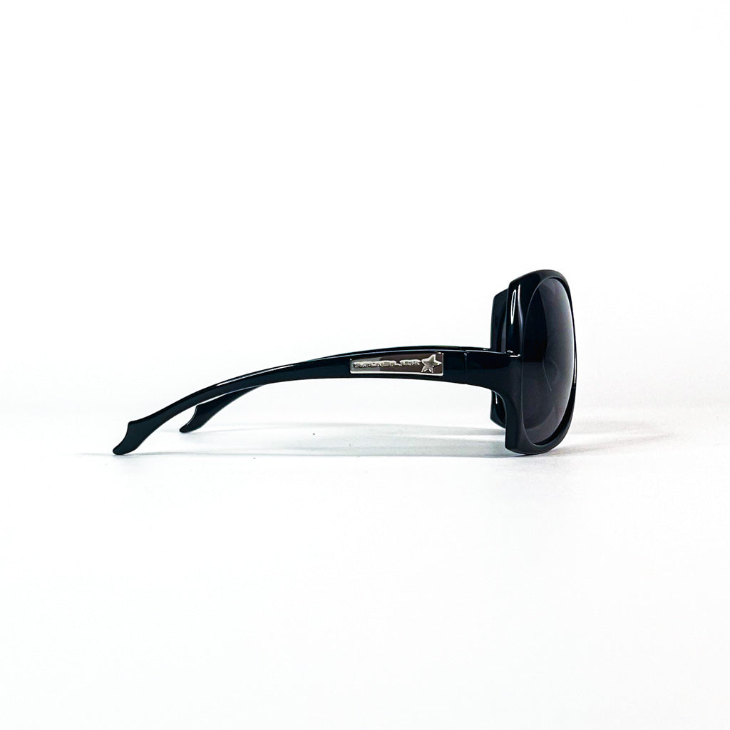 Branche gauche des lunettes Mugler TM10183 avec logo métallique étoile