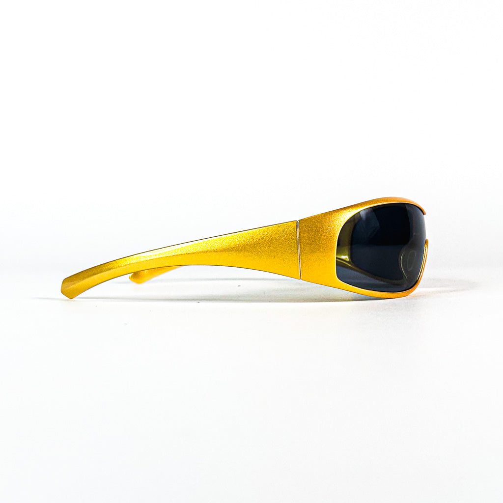 Vue arrière des lunettes Rapid S109 - charnières apparentes et galbe prononcé des branches