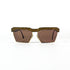 Vue frontale neutre des lunettes Christian Lacroix 7318 avec verres brun foncé