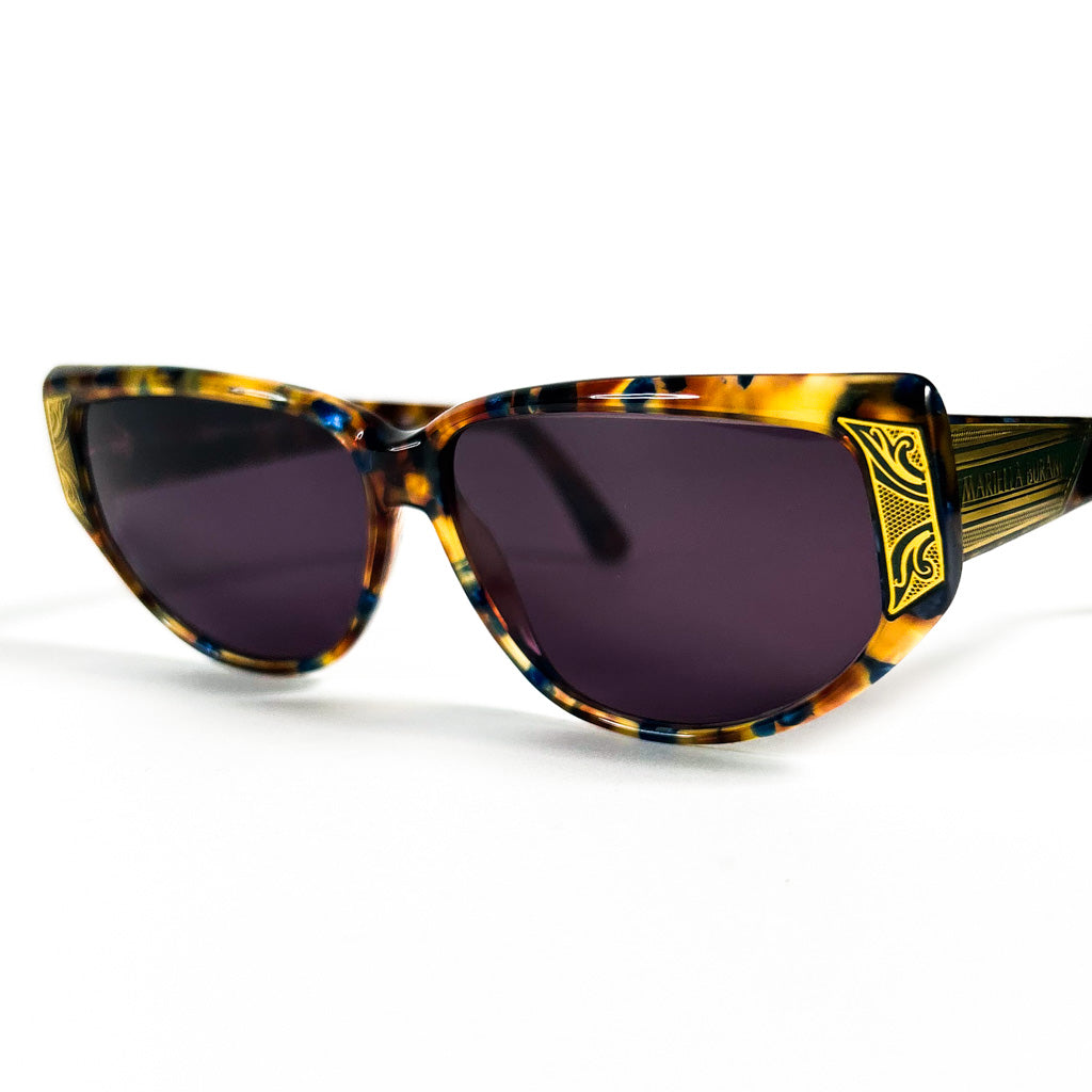 vue latérale droite des lunettes de soleil Mariella Burani modèle 5002 montrant la forme des branches