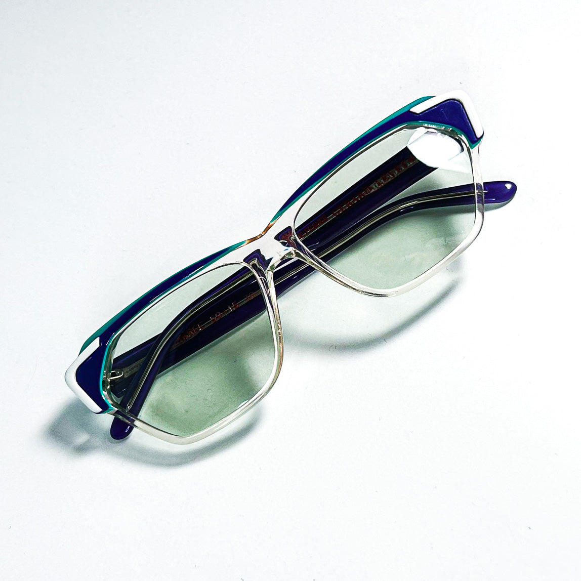 Lunettes vintage Gérard Levet rectangulaires en acétate coloré