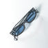 Lunettes Palomina repliées en acétate noir et cristal