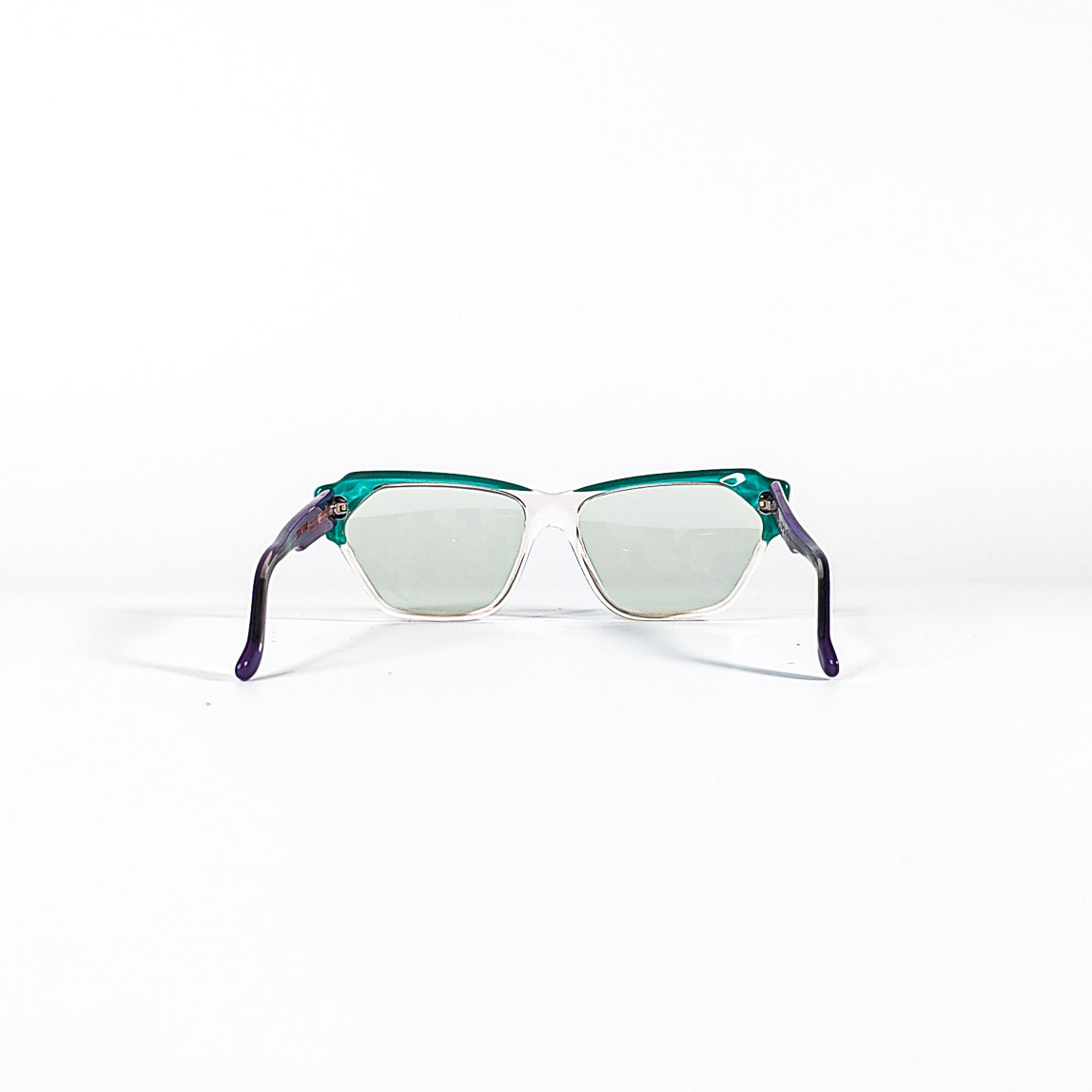 Lunettes Gérard Levet avec verres teintés verts