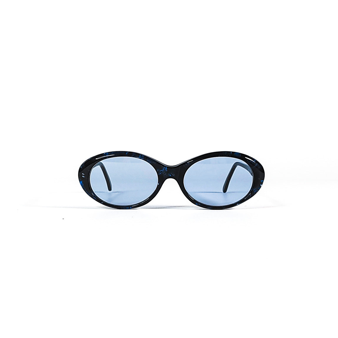 Monture vintage bleue vue de face – lunettes Sonia Rykiel