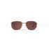 face avant des lunettes de soleil vintage L’Amy avec verres solaires marron
