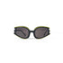 Lunettes de soleil vintage noires et jaunes – vue frontale