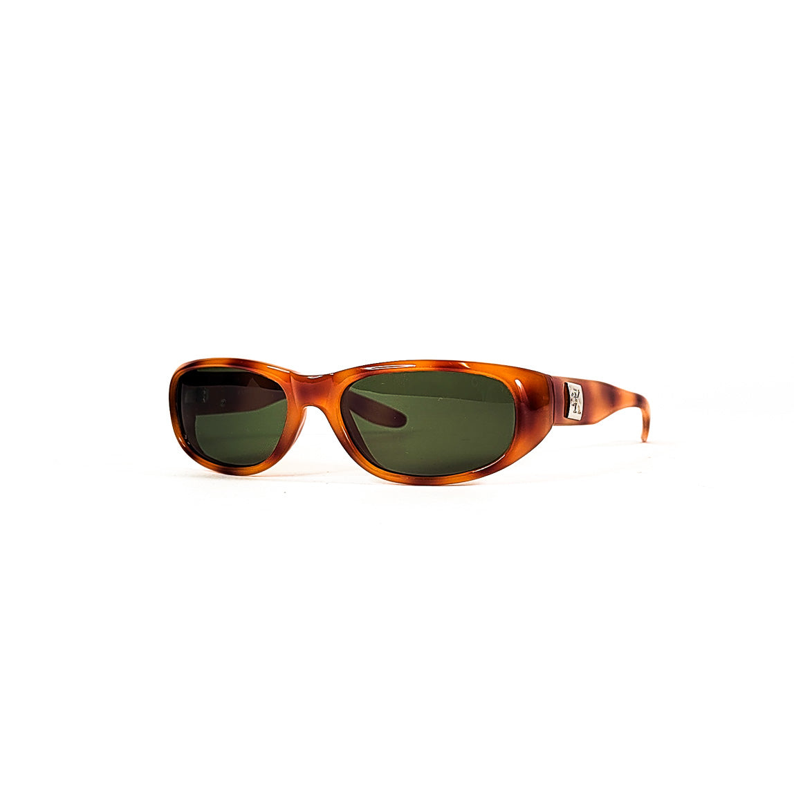Lunettes de soleil Calvin Klein 5085 vue côté droit branche écaille