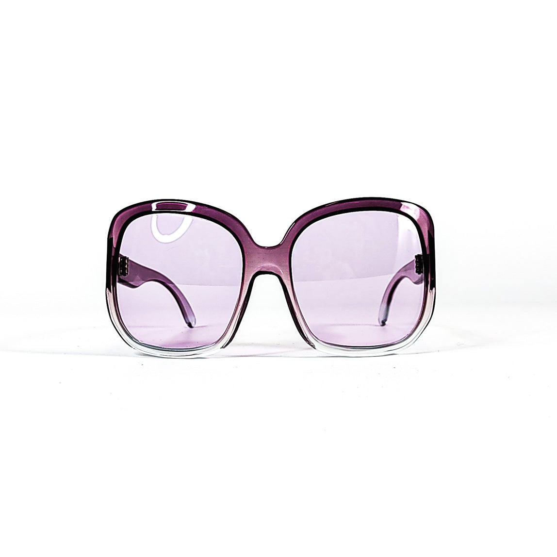 lunettes soleil vintage acétate violet forme carrée