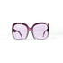 lunettes soleil vintage acétate violet forme carrée