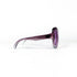 côté charnière trois barillets lunettes violet