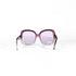face arrière monture carrée violet transparent