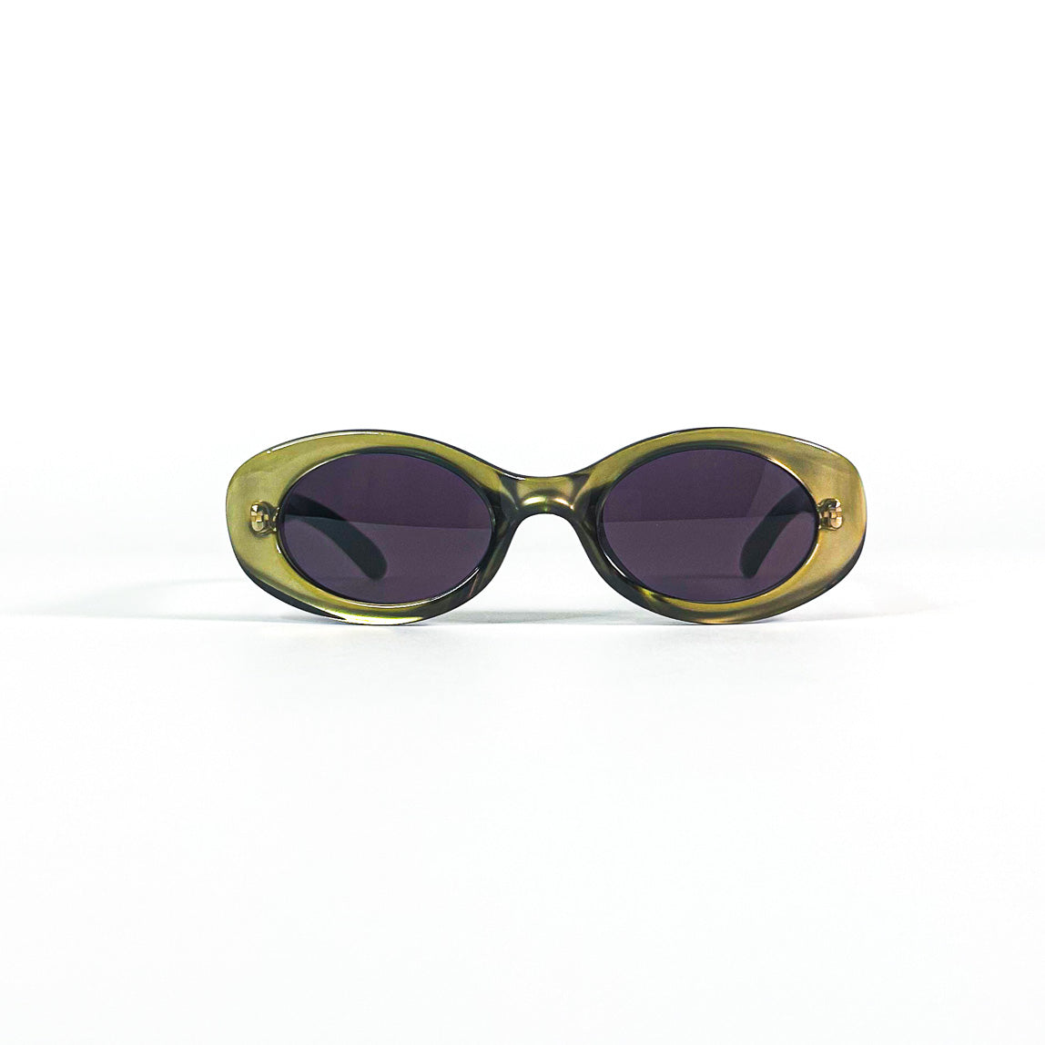 lunettes Gucci GG 2438/S vertes vue de face