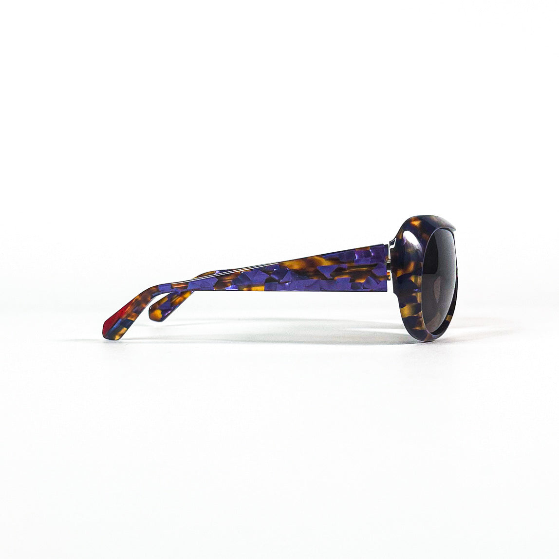 Alain Mikli Marmion A05051 vue côté violet tortue