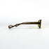 branche lunettes vintage damier noir blanc verres jaunes profil