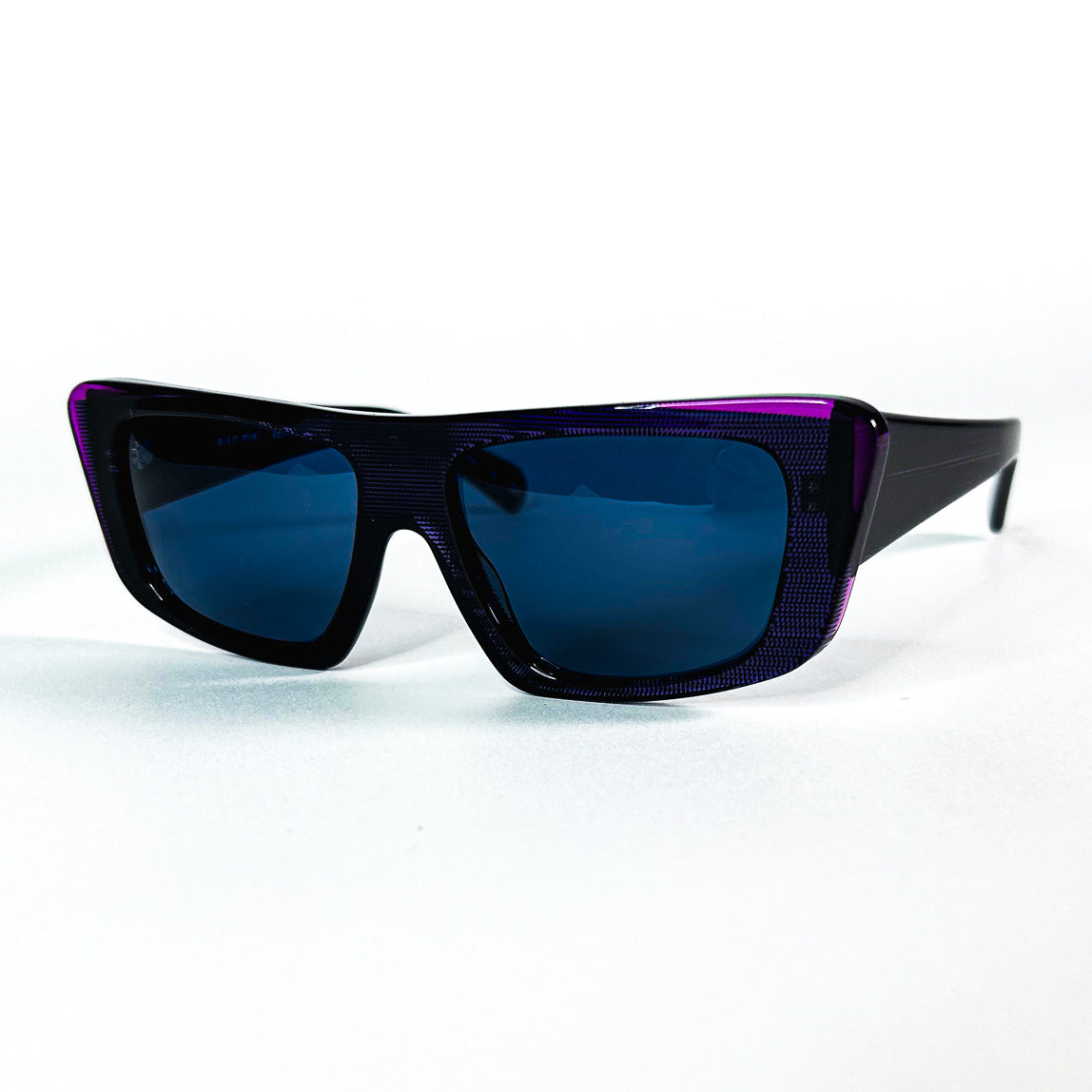 Lunettes Alain Mikli Jeremy Scott violettes vue latérale