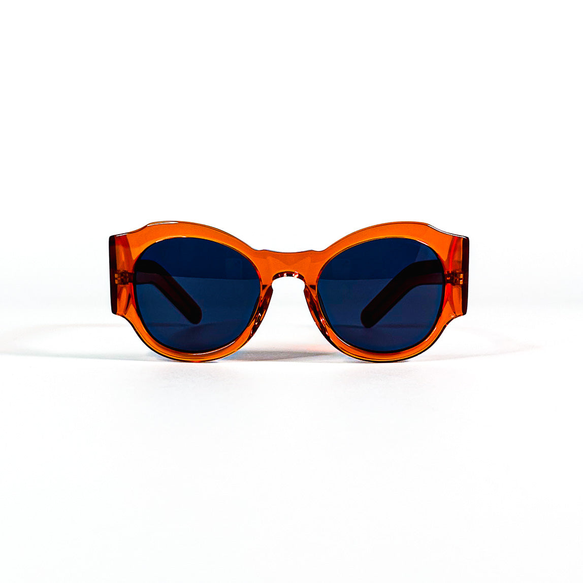 Zoom sur branche gauche lunettes Kenzo KZ 3175 C02 orange