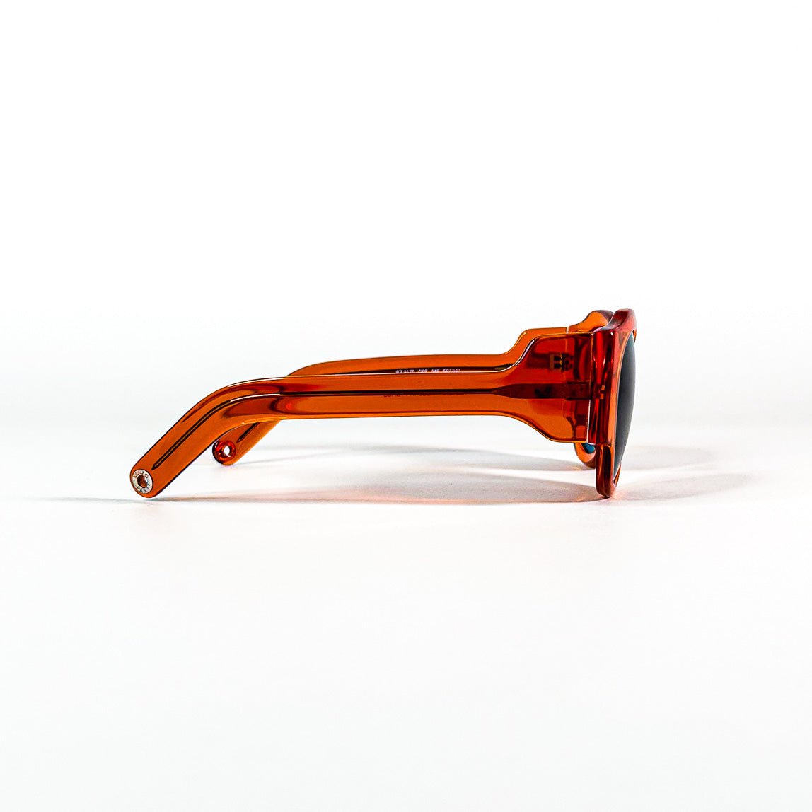 Vue frontale lunettes Kenzo KZ 3175 C02 orange et noir
