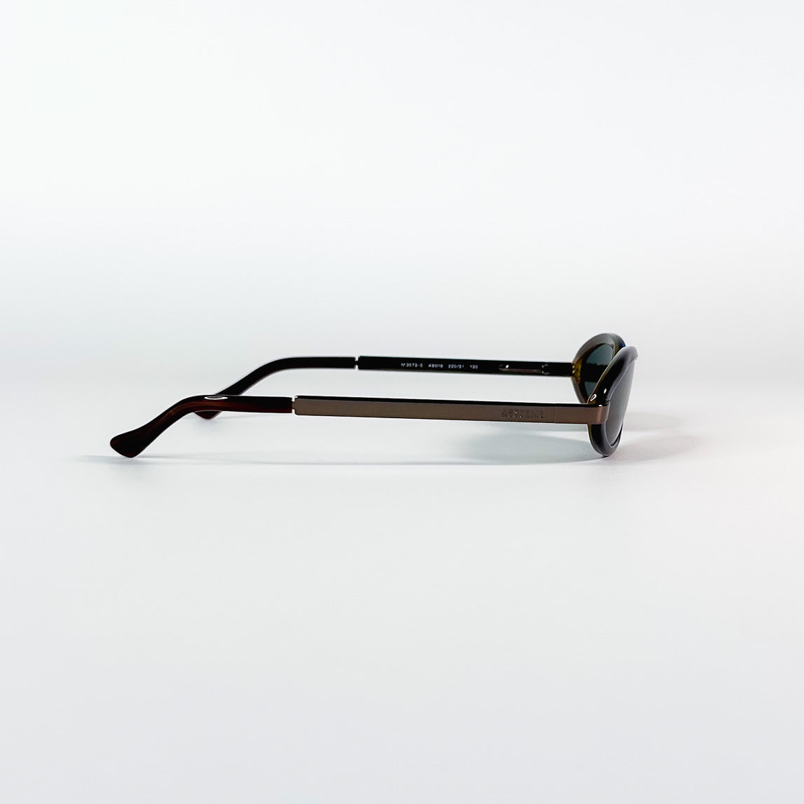 Profil droit, branches métal droites Moschino M3573‑S